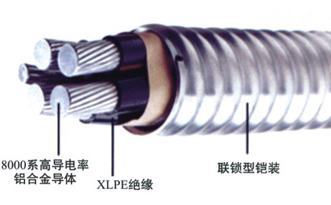 联锁铠装合金电缆